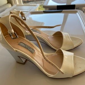 Prada low heel sandal